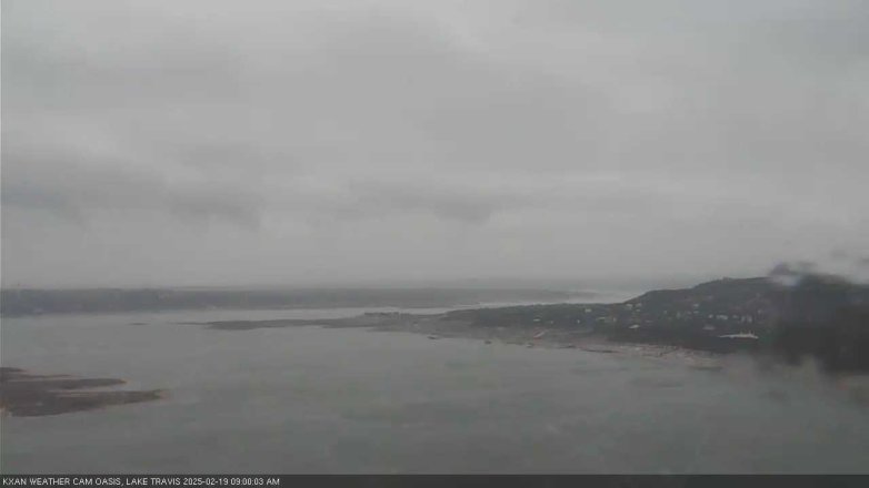 Lake Travis webcam, February 19, 2025 9:00 AM CT