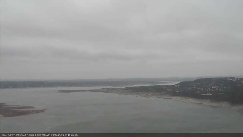 Lake Travis webcam, February 19, 2025 9:45 AM CT