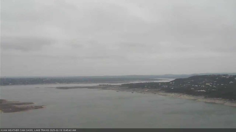 Lake Travis webcam, February 19, 2025 10:45 AM CT