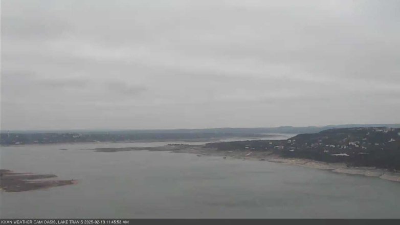Lake Travis webcam, February 19, 2025 11:45 AM CT