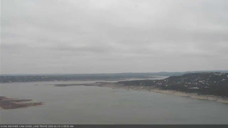 Lake Travis webcam, February 19, 2025 12:00 PM CT
