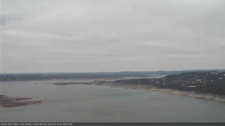 Lake Travis webcam, February 19, 2025 1:45 PM CT
