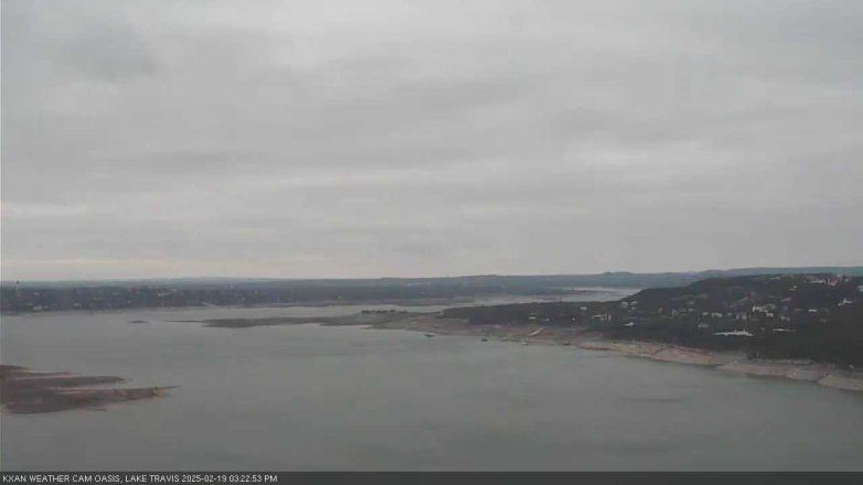 Lake Travis webcam, February 19, 2025 3:25 PM CT