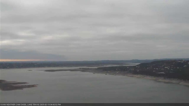 Lake Travis webcam, February 19, 2025 4:45 PM CT