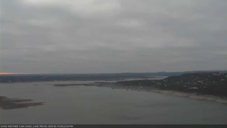 Lake Travis webcam, February 19, 2025 5:25 PM CT