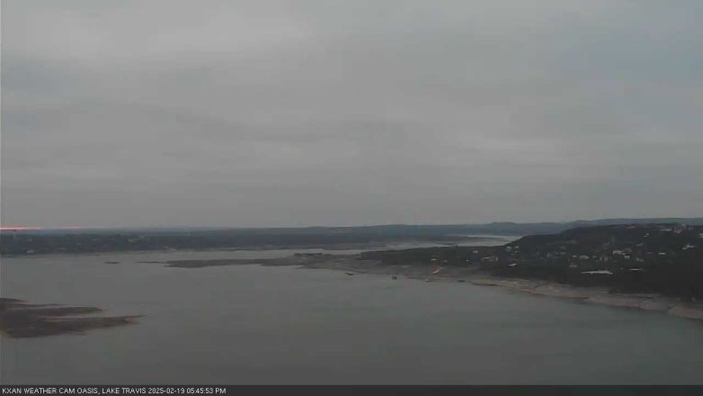 Lake Travis webcam, February 19, 2025 5:45 PM CT