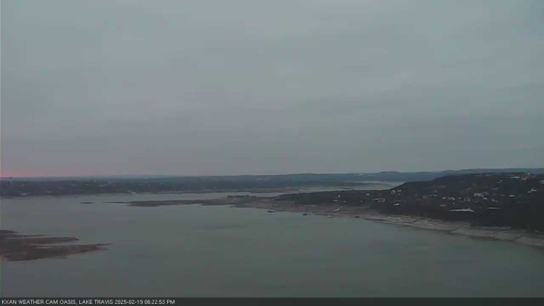 Lake Travis webcam, February 19, 2025 6:25 PM CT