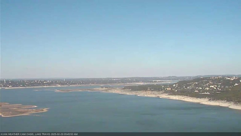 Lake Travis webcam, February 20, 2025 9:45 AM CT