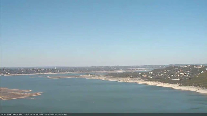 Lake Travis webcam, February 20, 2025 10:25 AM CT