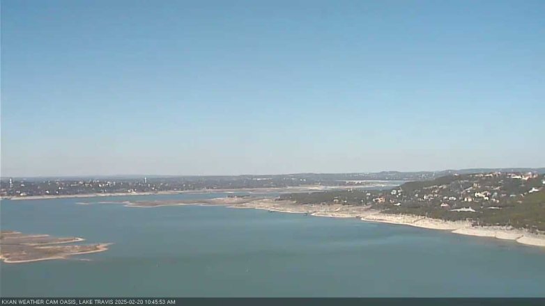 Lake Travis webcam, February 20, 2025 10:45 AM CT