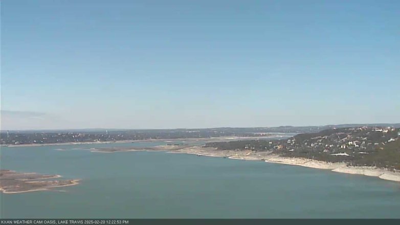 Lake Travis webcam, February 20, 2025 12:25 PM CT