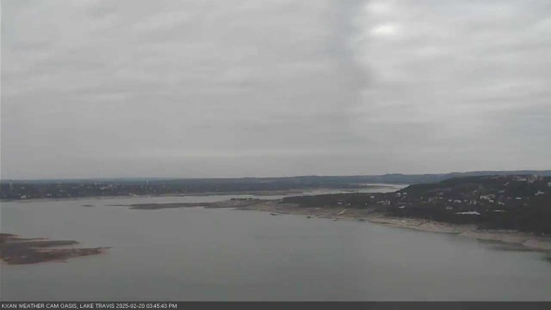 Lake Travis webcam, February 20, 2025 3:45 PM CT