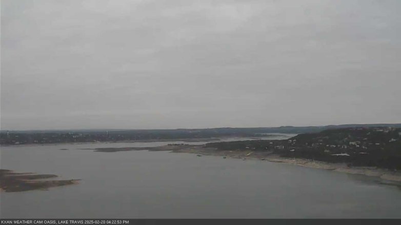 Lake Travis webcam, February 20, 2025 4:25 PM CT