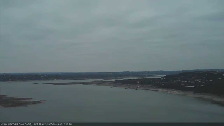 Lake Travis webcam, February 20, 2025 6:25 PM CT