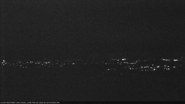 Lake Travis webcam, February 20, 2025 8:00 PM CT