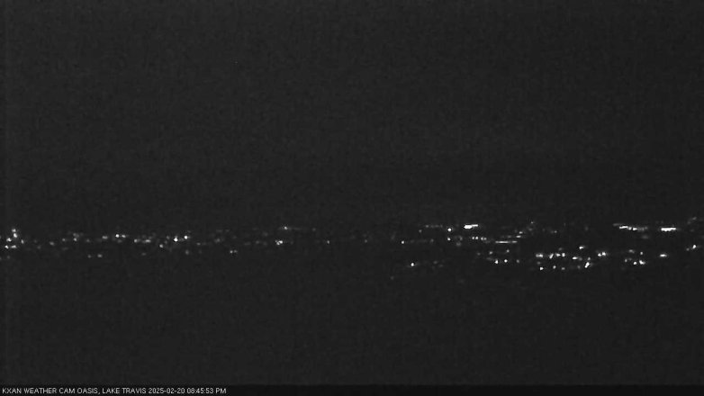 Lake Travis webcam, February 20, 2025 8:45 PM CT