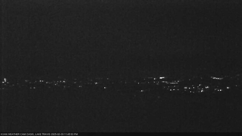 Lake Travis webcam, February 20, 2025 11:45 PM CT