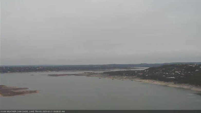 Lake Travis webcam, February 21, 2025 9:00 AM CT