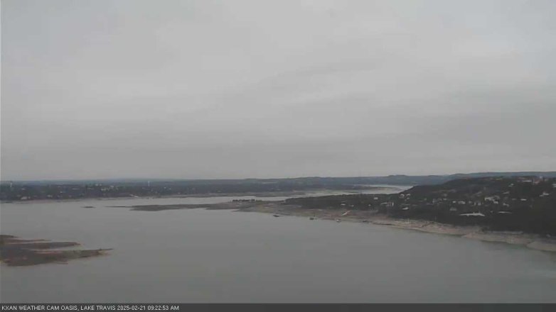 Lake Travis webcam, February 21, 2025 9:25 AM CT