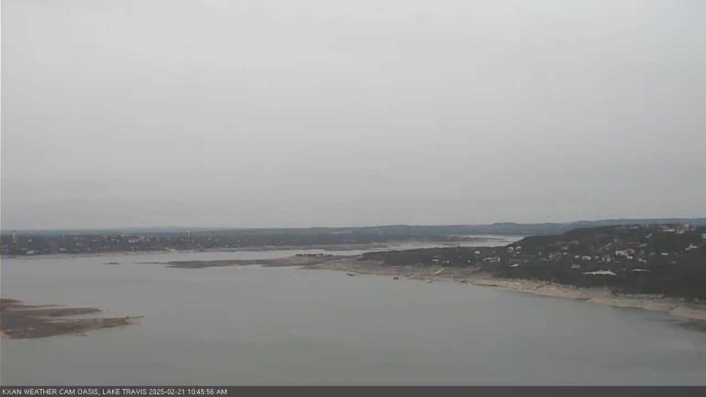 Lake Travis webcam, February 21, 2025 10:45 AM CT