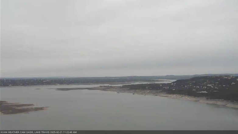 Lake Travis webcam, February 21, 2025 11:25 AM CT