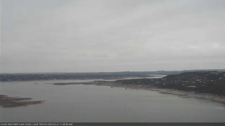 Lake Travis webcam, February 21, 2025 11:45 AM CT