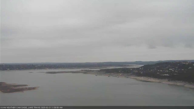 Lake Travis webcam, February 21, 2025 12:00 PM CT