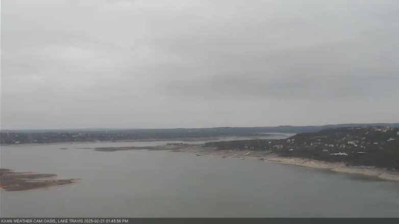 Lake Travis webcam, February 21, 2025 1:45 PM CT