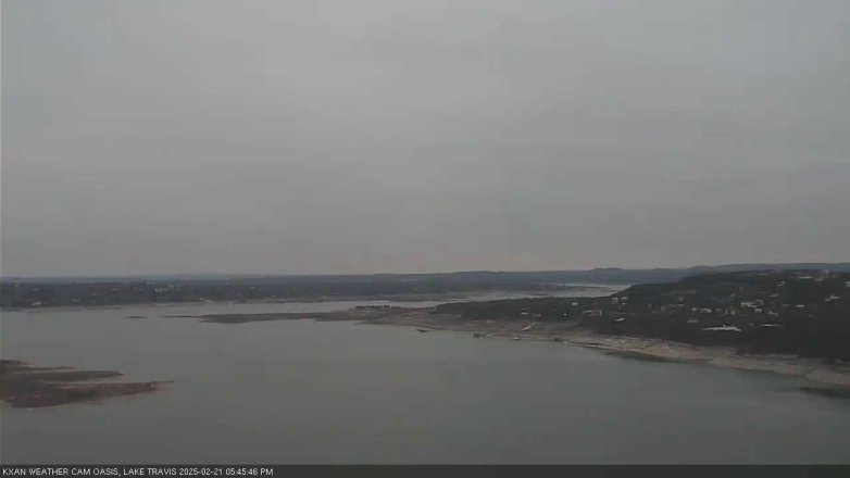 Lake Travis webcam, February 21, 2025 5:45 PM CT