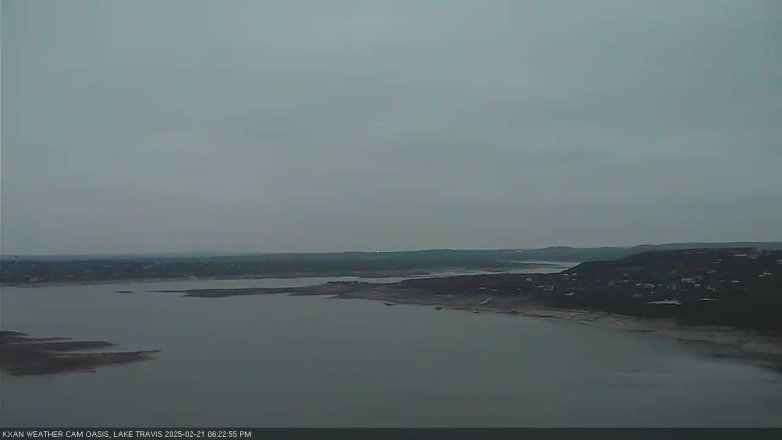 Lake Travis webcam, February 21, 2025 6:25 PM CT