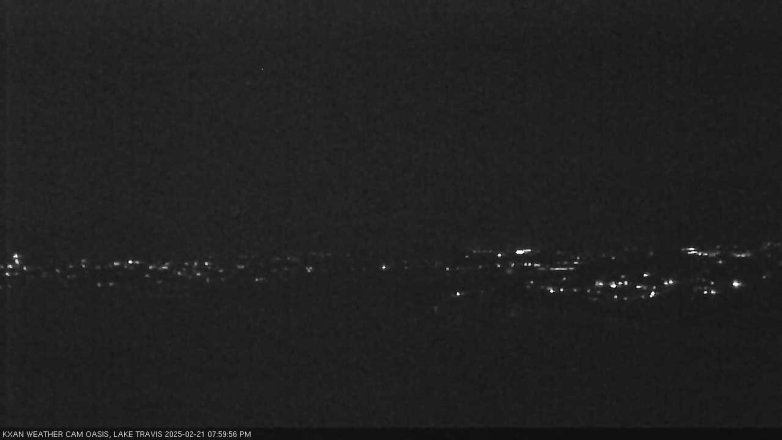 Lake Travis webcam, February 21, 2025 8:00 PM CT