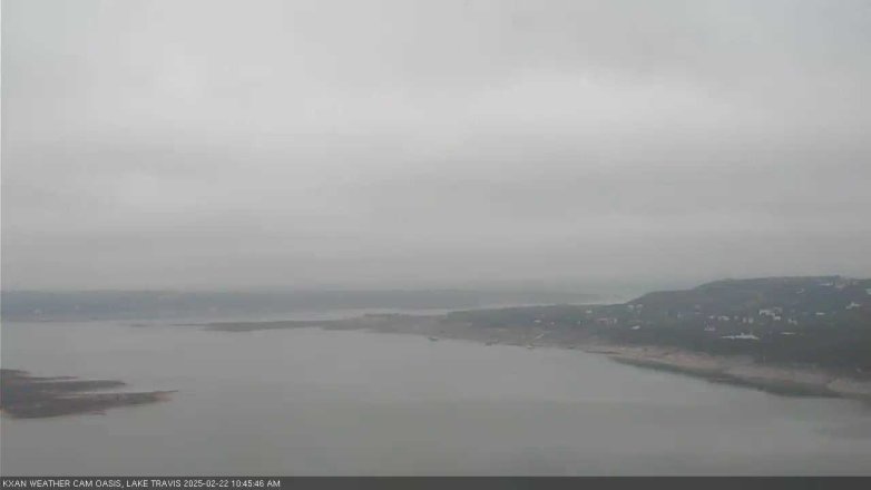 Lake Travis webcam, February 22, 2025 10:45 AM CT