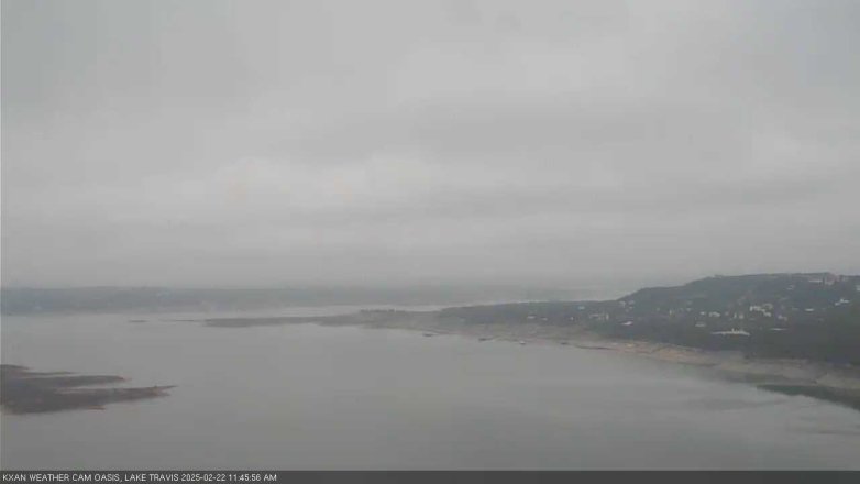 Lake Travis webcam, February 22, 2025 11:45 AM CT