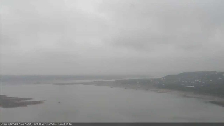 Lake Travis webcam, February 22, 2025 1:45 PM CT