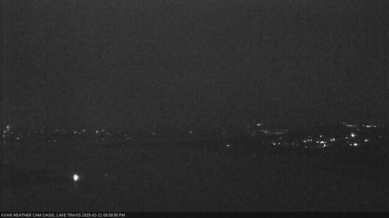 Lake Travis webcam, February 22, 2025 7:00 PM CT