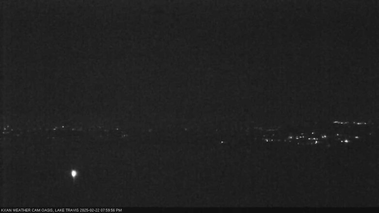 Lake Travis webcam, February 22, 2025 8:00 PM CT