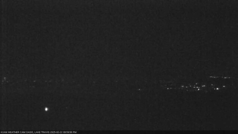Lake Travis webcam, February 22, 2025 9:00 PM CT