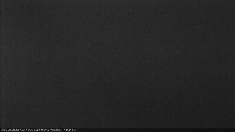 Lake Travis webcam, February 22, 2025 11:00 PM CT