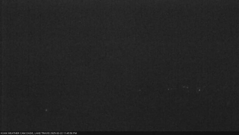 Lake Travis webcam, February 22, 2025 11:45 PM CT