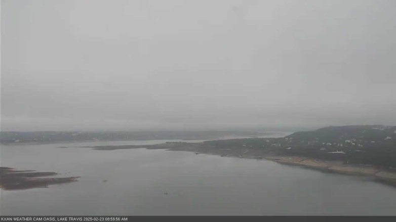Lake Travis webcam, February 23, 2025 9:00 AM CT