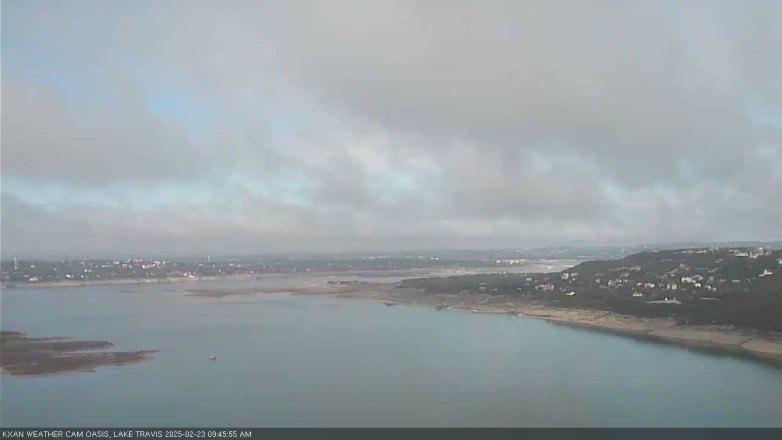 Lake Travis webcam, February 23, 2025 9:45 AM CT