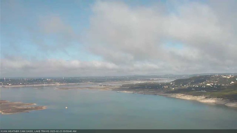 Lake Travis webcam, February 23, 2025 10:00 AM CT