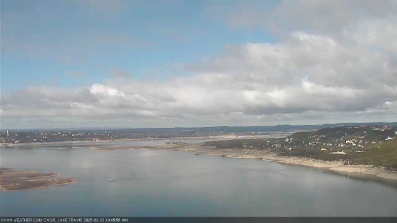 Lake Travis webcam, February 23, 2025 10:45 AM CT