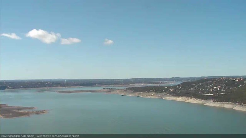 Lake Travis webcam, February 23, 2025 2:00 PM CT