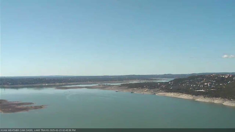 Lake Travis webcam, February 23, 2025 2:45 PM CT
