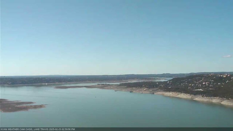 Lake Travis webcam, February 23, 2025 3:00 PM CT
