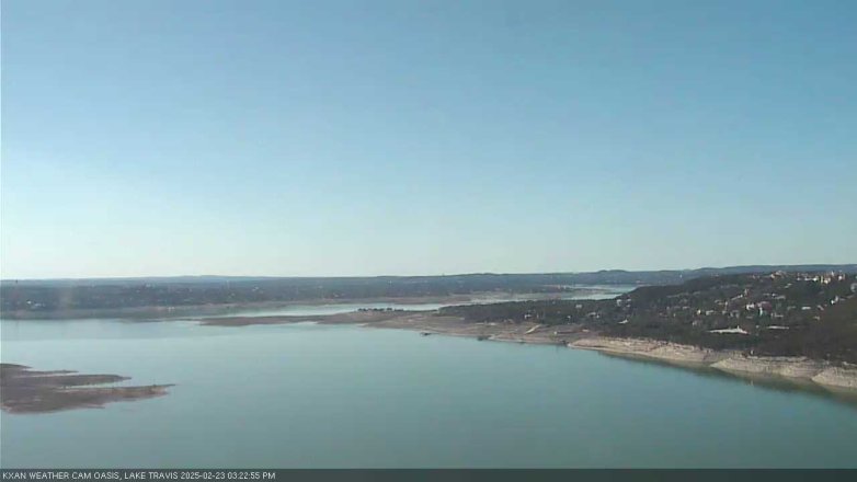 Lake Travis webcam, February 23, 2025 3:25 PM CT