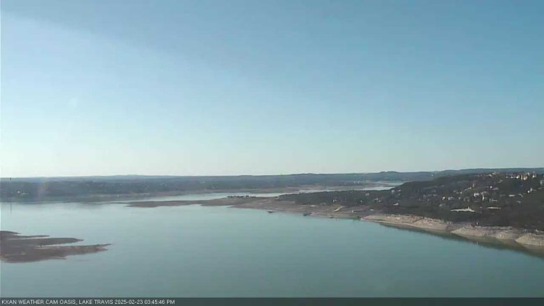 Lake Travis webcam, February 23, 2025 3:45 PM CT