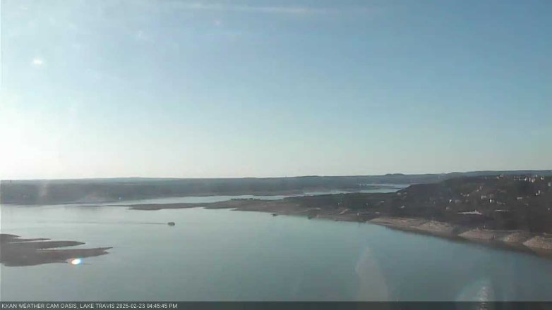 Lake Travis webcam, February 23, 2025 4:45 PM CT