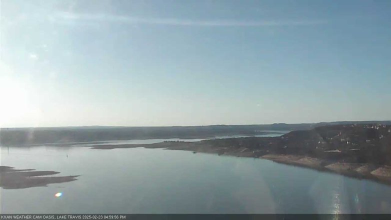 Lake Travis webcam, February 23, 2025 5:00 PM CT